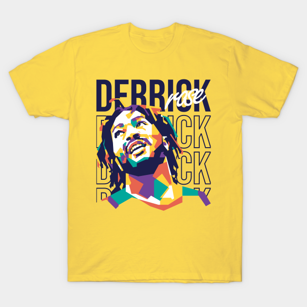 Discover Derrick Rose on WPAP art 2 - Derrick Rose - T-Shirt