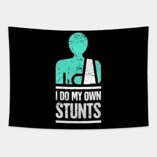 Stunts - Funny Broken Wrist Get Well Soon Gift Tapestry