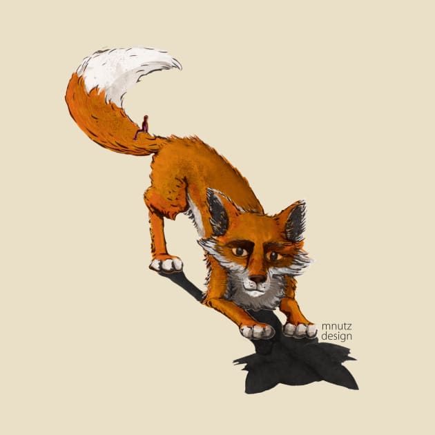 How to live - aware and playful - fox by mnutz