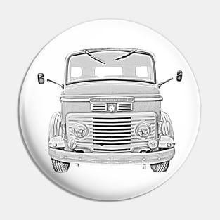 Commer 1950s classic heavy lorry Pin