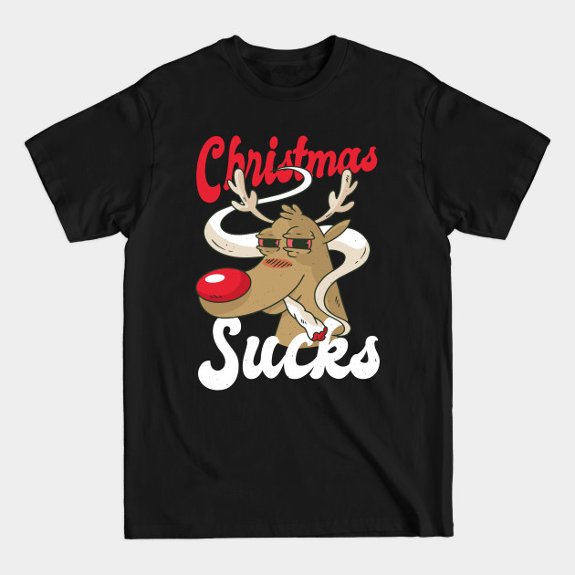 Discover Chrismas Sucks Reindeer Smoke Gift - Reindeer - T-Shirt