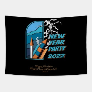 new year party 2022 Tapestry