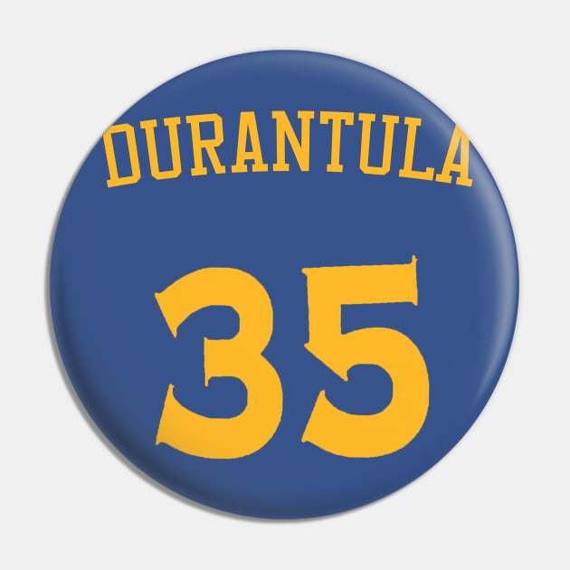 Kevin Anteater 'Durantula' Nickname Jersey - Golden State Warriors Pin by xavierjfong