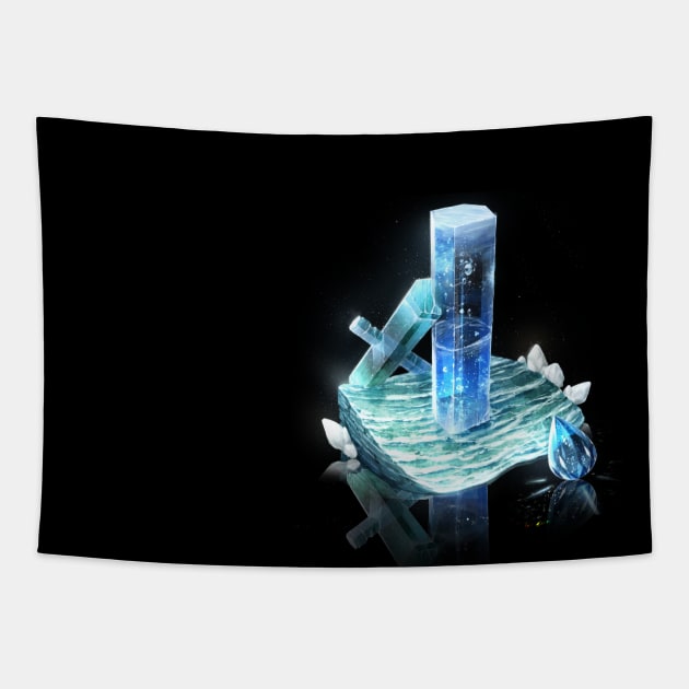 Fantasy BirthStone, March, Aquamarine Tapestry by cluseller