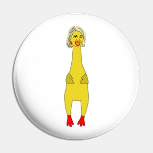 Rubber Chicken Martha Pin