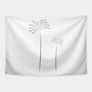 minimal palm trees Tapestry