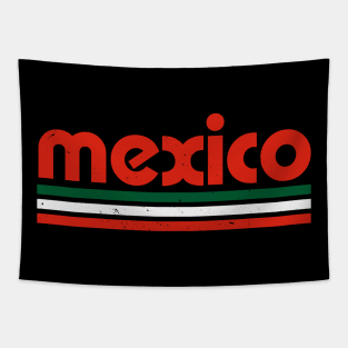 Retro Mexico Football // Vintage Grunge Proud Mexican Tapestry