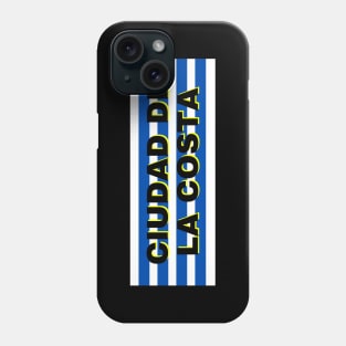 Ciudad de la Costa in Uruguay Flag Stripes Phone Case