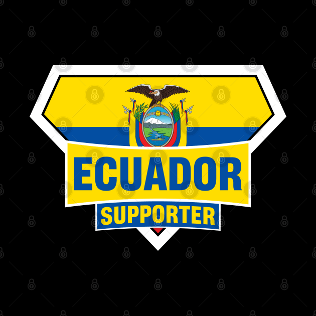 Ecuador Super Flag Supporter by ASUPERSTORE