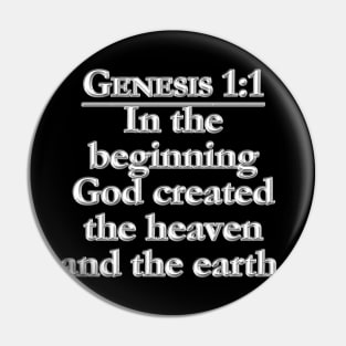 Bible Verse Genesis 1:1 Pin