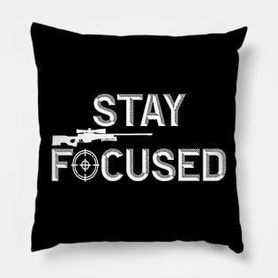 stay focused! Pillow