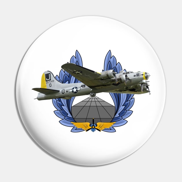B-17 Flying Fortress Pin by sibosssr