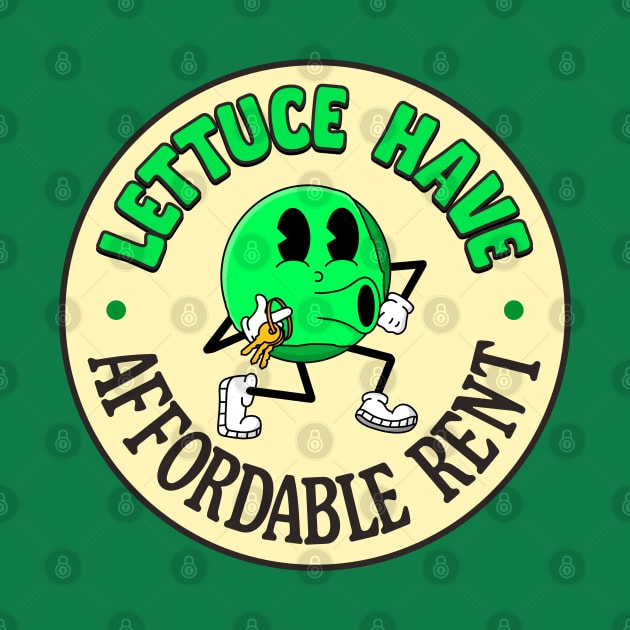 Lettuce Have Affordable Rent - Funny Pun by Football from the Left