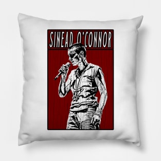 Vintage Retro Sinead O'Connor Pillow