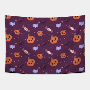 Halloween Pattern Tapestry