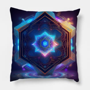 An Ancient Portal - AI Art Pillow