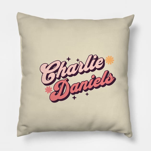Charlie Vintage Pillow by Animal Paper Art