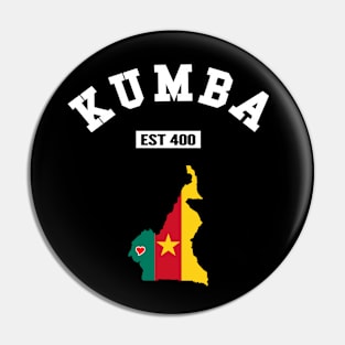 🌍 Kumba Cameroon Strong, Cameroon Map, Est 400, City Pride Pin