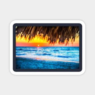 Caribbean Sunset Varadero Beach Cuba Magnet