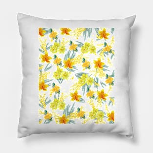 Yellow flower Pattern Pillow