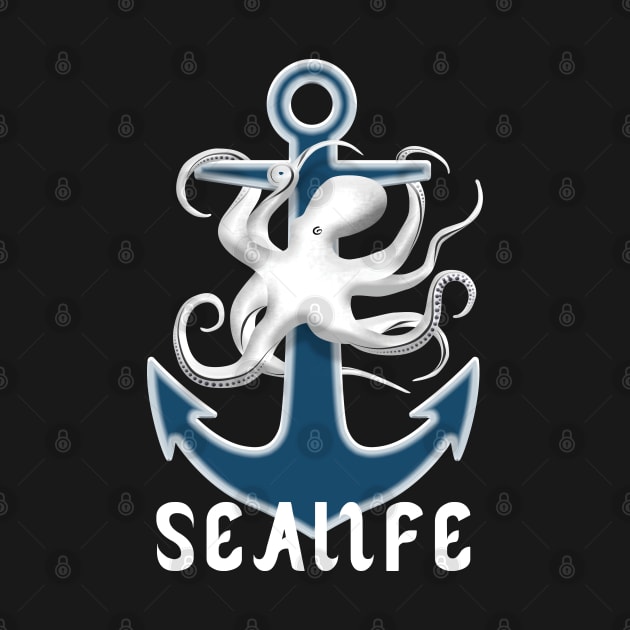 Sealife - Octopus on anchor by TMBTM