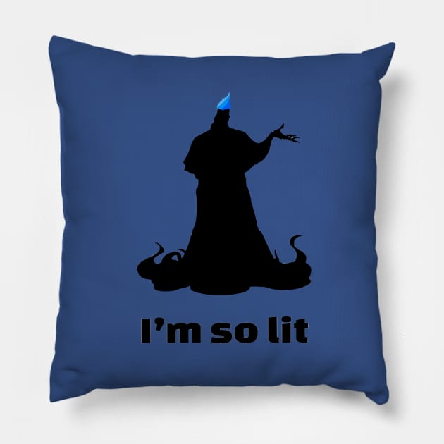 I'm So Lit Pillow by CatGirl101