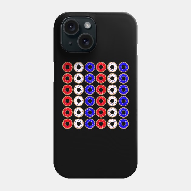 Patriotic Donuts (Vertical) Phone Case by ShawnIZJack13