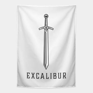 Excalibur The Legendary Sword in the Stone Tapestry