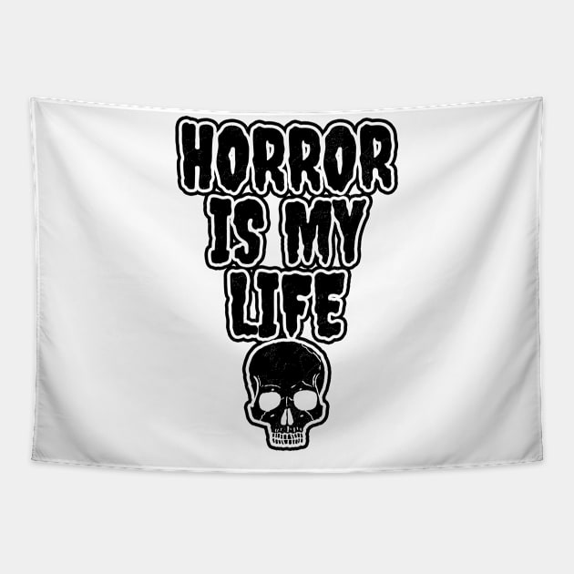 Horror Is My Life Tapestry by LunaMay