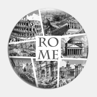 ITALIAN CITY - ROME - TRAVEL -3 Pin