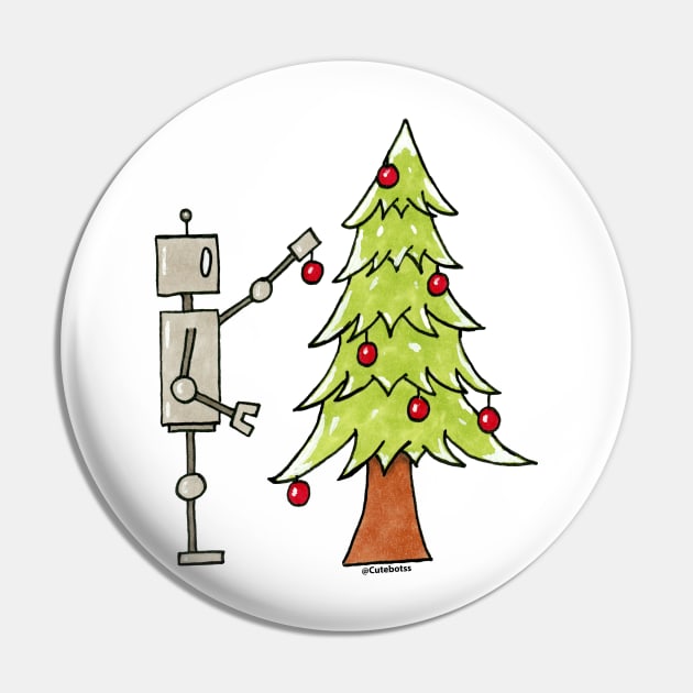 CuteBots decorating Christmas tree Pin by CuteBotss