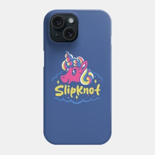 slip and the naughty unicorn Phone Case