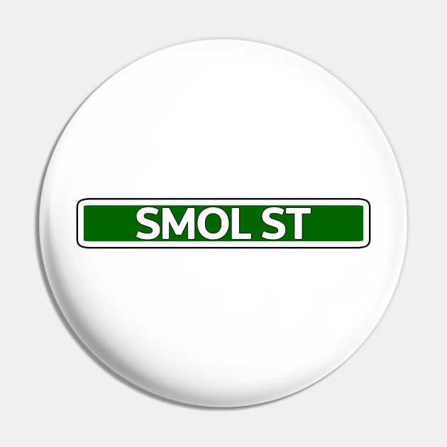 Smol St Street Sign Pin by Mookle