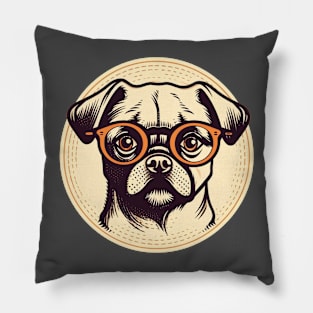 Retro dog Pillow