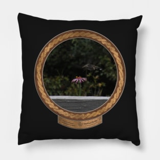 Lonely Flower and Visitor Pillow