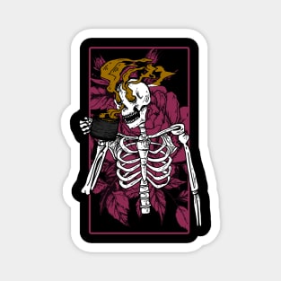 Skeleton Coffee III Magnet