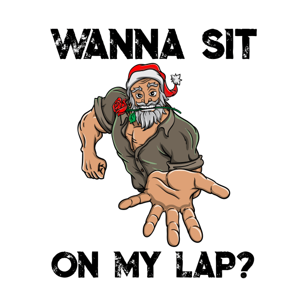 Macho Santa Claus Lewd Christmas Funny Vulgar Filthy Gift by TellingTales