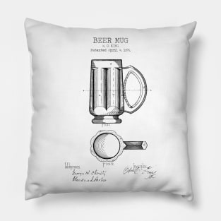 BEER MUG patent Pillow