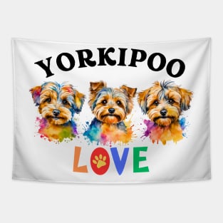 Yorkipoo LOVE Tapestry