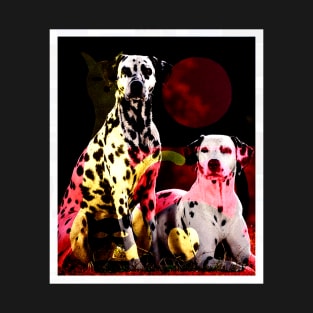 dalmatian dog love T-Shirt