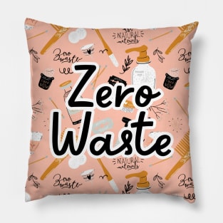 Zero Waste Earth Day in Peach Pillow