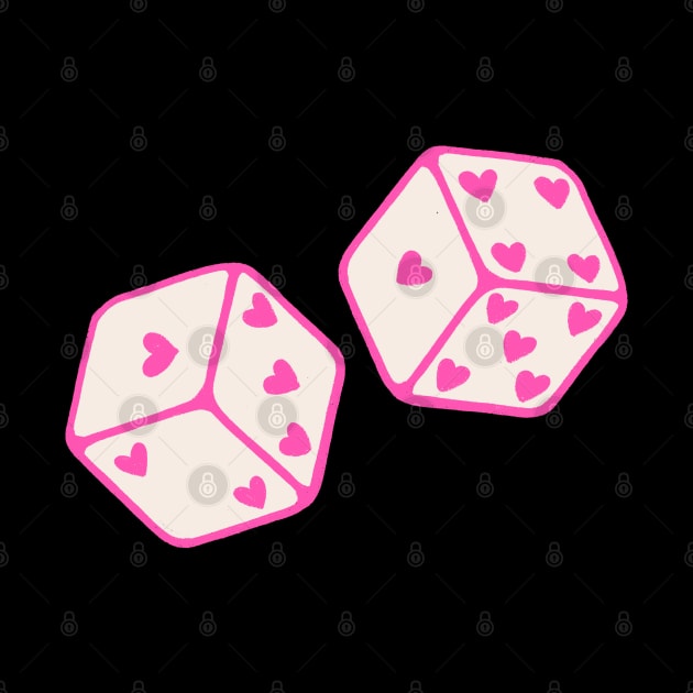 Heart Dice (2024) by cecececececelia