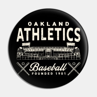Oakland A's Stadium by Buck Tee Pin