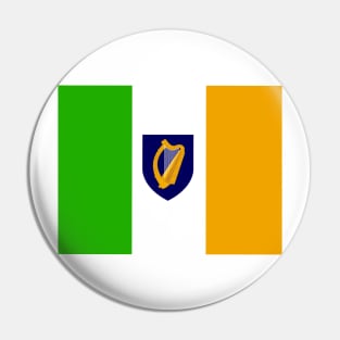 Ireland coat of arms flag Pin