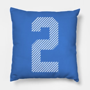 Iconic  Number 2 Pillow