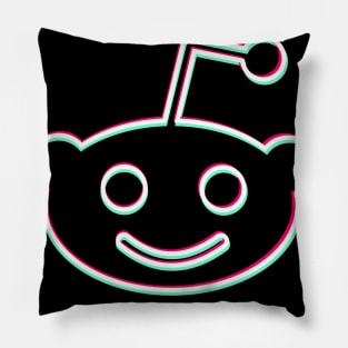 smile robot web Pillow