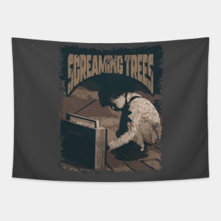 Screaming Trees Vintage Radio Tapestry