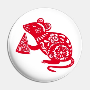 Year of the Pizza Rat 2020 Pin