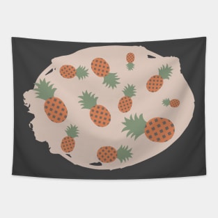 Pineapple food fruits print Tapestry