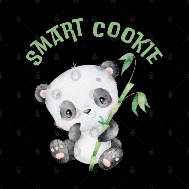 Smart Cookie I'm Cute and I know it Sweet little panda cute baby outfit by BoogieCreates